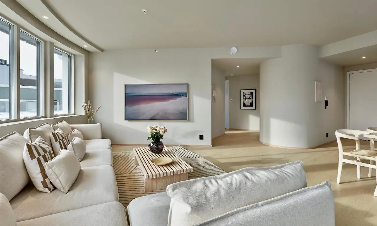 Brand New And Luxurious Penthouse In Bergen City Centre! 아파트