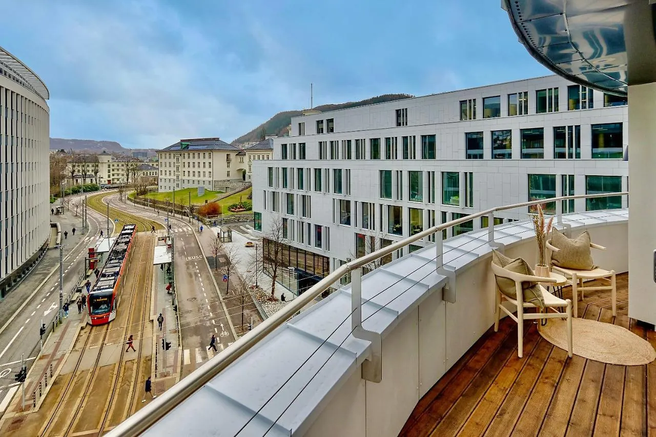 아파트 Brand New And Luxurious Penthouse In Bergen City Centre! 노르웨이