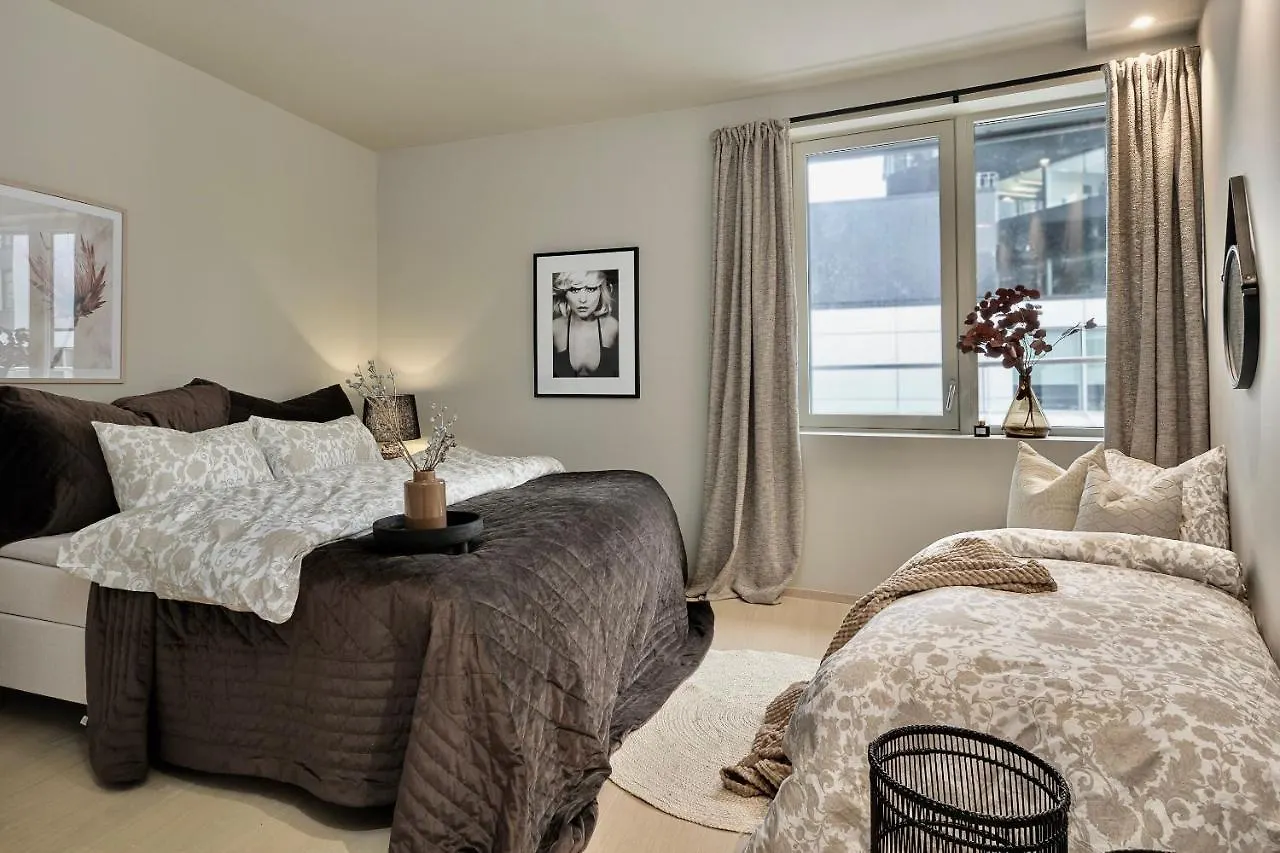 아파트 Brand New And Luxurious Penthouse In Bergen City Centre!
